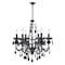 Cwi Lighting Keen 6 Light Up Chandelier With Black Finish 5095P22B-6 - alternate 1